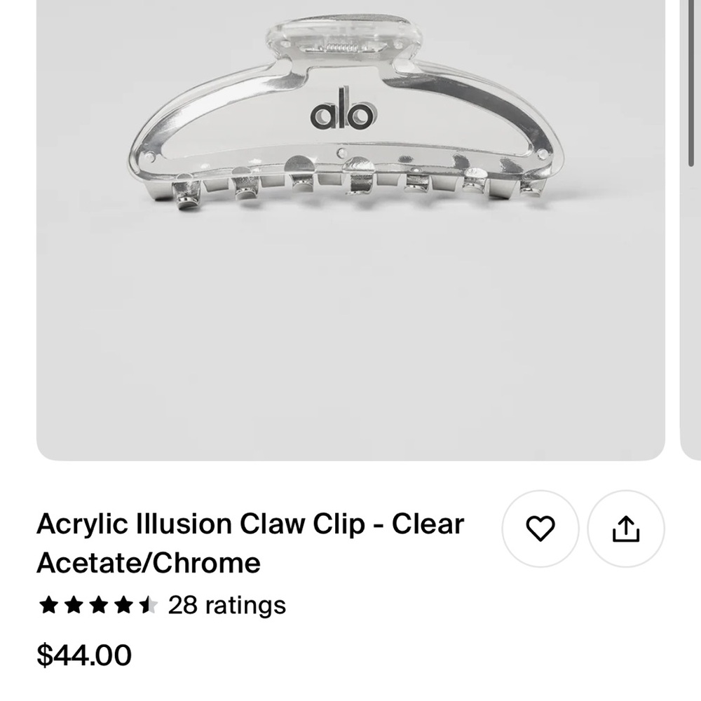 Acrylic Claw Clip